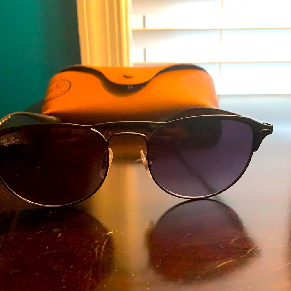 Authentic Black RayBan shades Rb3596